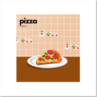 Pizza Italy Street Food Posters and Art